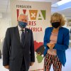 Florentino Pérez Raya, presidente del CGE y M.ª Teresa Fernández de la Vega, presidenta de Mujeres por África